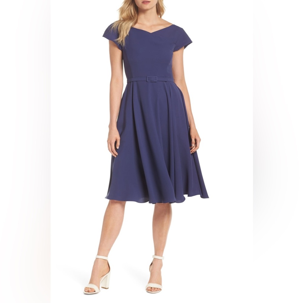 Gal Meets Glam Sally Dress (Like New) Blue Size 00